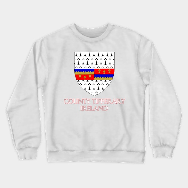 County Tipperary, Ireland - Coat of Arms Crewneck Sweatshirt by Naves